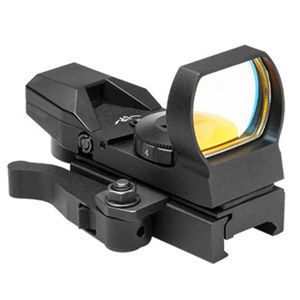  NcSTAR Rogue  Dot Reflex Sight - 4 Different Reticles, Quick Release Mount, Matte Black 