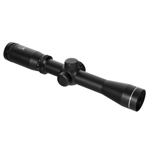  NcSTAR 2-7x32mm Pistolero Handgun Scope, Matte Black Finish with Illuminated Plex Reticle, Weaver Style Rings 