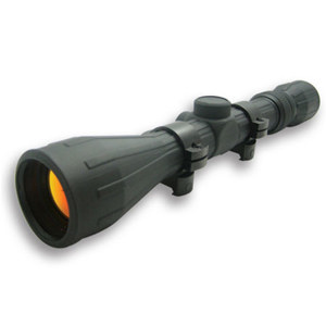  NcSTAR 3-9x 40mm Tactical Series Rifle Scope, Matte Black Rubber Finish with P4 Sniper Reticle, with Weaver Style Rings 