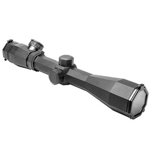  NcSTAR 3-9x40 Octagon Rubber Armored Riflescope, Matte Black Finish with Blue & Red Illuminated Mil-Dot Reticle, 1" Tube 