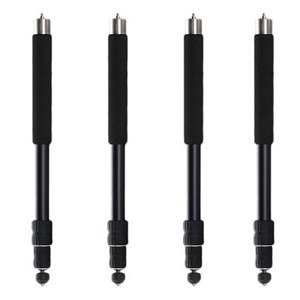  Novoflex QLEG A 2830 SET, Four QuadroPod, 3 Section Aluminum Tripod Legs 