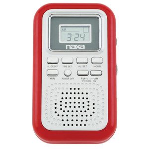 NAXA DIG AM/FM Mini Radio NR716