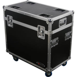  Odyssey Innovative Designs Flight Zone Moving Head Transport Case for Large 250 Lights with Wheels 