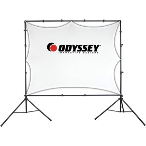  Odyssey Innovative Designs LTMVSS1014L Projection Screen System, 10x14' 