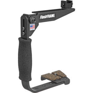  Omega FlashFlip H.O.T. Flash Bracket with Large Platform Base for Larger Camera Bodies 