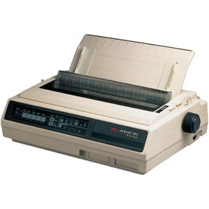  OKI Data Microline 395, Tank-Tough Impact Printer with 360x360dpi Print Resolution, 24 Pins 