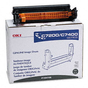  OKI Data 41304108 Black Image Drum for C7200/C7400 Series Type C2 Printers 