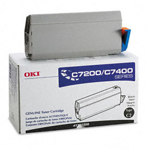  OKI Data Black Toner Cartridge for C7200 and C7400 Series Type C2 Printers 