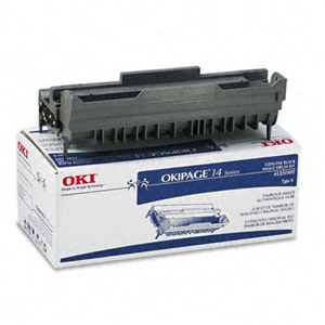  OKI Data Black Image Drum Cartridge for Page 14e/14ex/14i Series Type 8 Printers, Yields Approx: 20000 Pages 