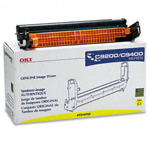  OKI Data 41514705 Yellow Image Drum for C9200/9400 Series Printers 