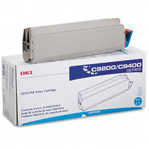  OKI Data Cyan Toner Cartridge for C9200 and C9400 Series Printers 