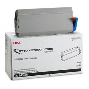  OKI Data Black Toner Cartridge for C7100/C7300/C7500 Series Type C4 Printers 