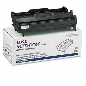  OKI Data Black Imaging Drum Unit for B4100, B4200, B4250, B4300, B4300n, B4350 & B4350n Series Type 9 Printers, Yields Approx. 25000 Pages 