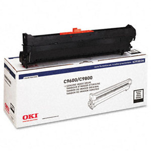 OKI Data 42918104 Black Image Drum for C9600/C9650/C9800 Series Type C7 Printers 