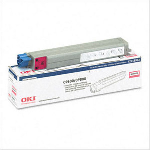  OKI Data Magenta Toner Cartridge for C9600 / C9800 Series Type C7 Printers, Yields Approx. 15000 Pages 