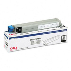  OKI Data Black Toner Cartridge for C9600 / C9800 Series Type C7 Printers, Yields Approx. 15000 Pages 