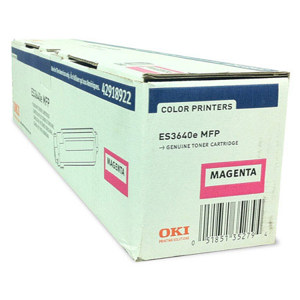  OKI Data 42918922 Type C7 Laser Toner Cartridge for ES 3640, 3640E, 3640EX Printers, 15000 Pages Yield, Magenta 