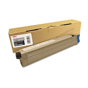  OKI Data Black Toner Cartridge for C9650 Series Type C7 Printers, Yields Approx. 18500 Pages 