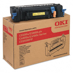 OKI Data Okidata 120V Laser Toner Fuser Unit for C5500/C5800/C5550/C6000/C6100 Series/MC560 Printers, 60,000 Page Yield 