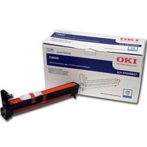  OKI Data 43449027 Cyan Image Drum for C8800 Series Printers, Yields upto 20,000 Pages 
