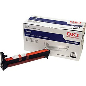  OKI Data 43449028 Black Image Drum for C8800 Series Printers, Yields upto 20,000 Pages 
