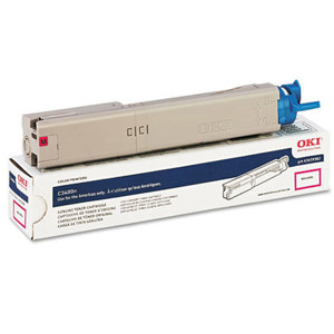  OKI Data HC Magenta Color Toner Cartridge, for C3400n LED Printer and C3530 MFP, (Yield: Approximatly 2,000 Pages) 