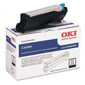  OKI Data Black Image Drum with 1K Toner Cartridge, for C3400n LED Printer and C3530 MFP, (Drum Yield: Approximatly 15,000 Pages) 