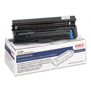  OKI Data Black Imaging Drum Unit for B2200 / B2400 Series Printers, Yields Approx. 15000 Pages 