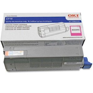  OKI Data Magenta Toner Cartridge for C710 Series Printers, Yields Approx. 11500 Pages 