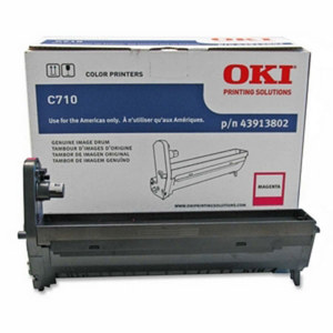  OKI Data 43913802 Magenta Image Drum for C710 Series Printers 