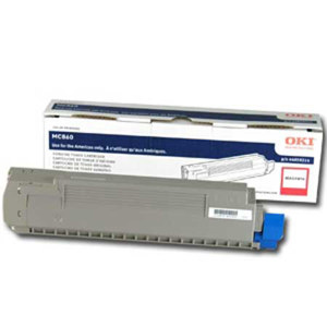 OKI Data MFP Magenta Toner Cartridge for MC860 MFP, Yields 10000 Pages 