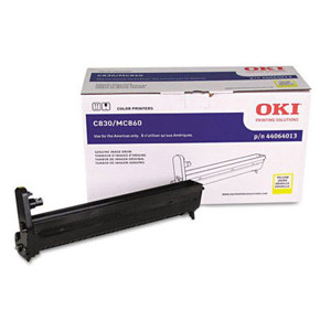  OKI Data Yellow Laser Image Drum Unit for C830 Series, 20000 Pages Yield 