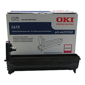 OKI Data 44315102 Magenta Image Drum for C610 Series Printers, Yield Approx. 20,000 Pages 