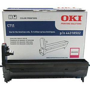  OKI Data 44318502 Magenta Image Drum for C711 Series Printers, Yield Approx. 20000 Pages 