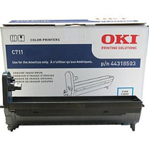  OKI Data 44318504 Black Image Drum for C711 Series Printers, Yield Approx. 20000 Pages 