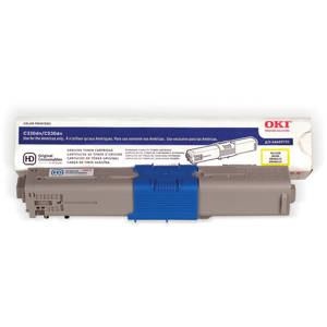  OKI Data 44469701 Yellow Toner Cartridge for C330/530/MC361/MC561 Series Type C17 Printers, 3000 Pages 
