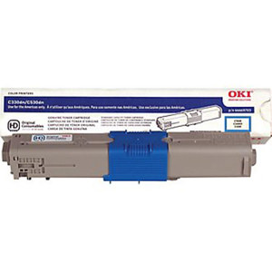  OKI Data 44469703 Cyan Toner Cartridge for C330/530/MC361/MC561 Series Type C17 Printers, 3000 Pages 