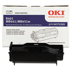  OKI Data 44574309 Image Drum Unit for MB45, MB451w MF Printers, 25000 Pages Yield, Black 