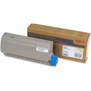  OKI Data Cyan Toner Cartridge for MC770/MC780 Series Printers, 11500 Pages Yields 