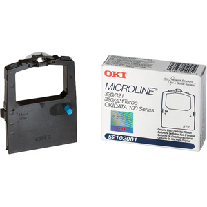  OKI Data Black Ribbon for the MicroLine 120, 172, 180, 190, 320 & 321 Series and Turbo Series 