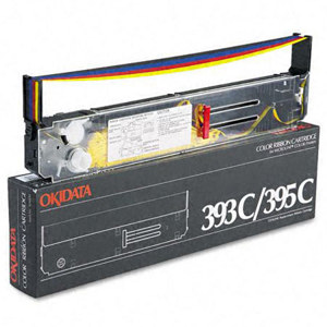  OKI Data 52103601 Dot matrix Black Ribbon Cartridge for ML393, ML393c, ML393 Plus, ML395, ML395c 