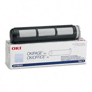  OKI Data Black Toner Cartridge for Page 4w/Office 44 Printers, Yields Approx. 1000 Pages 