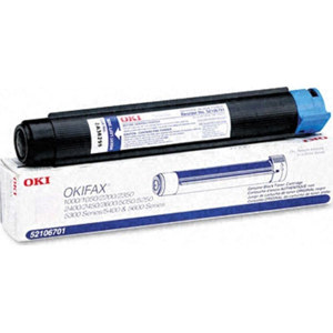  OKI Data Black Toner Cartridge for 1000/5250/5300/5400 Fax Machines, 2000 Pages 