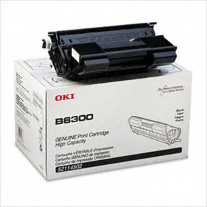  OKI Data Black Toner Cartridge for B6300 Series Printer, Yields Approx. 18000 Pages 