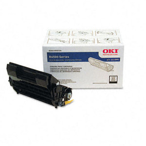  OKI Data High Capacity Black Print Cartridge for B6500 Series Printer, Yields Approx. 22,500 Pages 