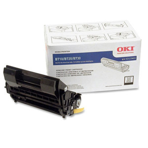  OKI Data Black Print Cartridge for B700 Series Printer, Yields Approx. 15000 Pages 