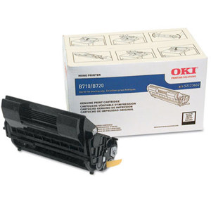  OKI Data Black Print Cartridge for B720 Series Printer, Yields Approx. 20000 Pages 