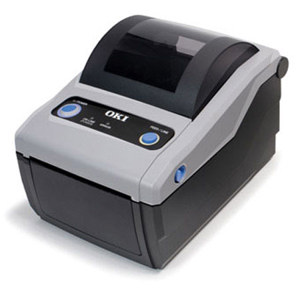  OKI Data LD610TT Thermal Transfer Label Printer, 4ips Print Speed, 203dpi Resolution, USB/Serial, 120V 