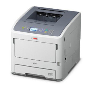  OKI Data B731dn Digital Monochrome Printer, 55ppm Simplex/42ipm Duplex Speed, 1200x1200dpi Resolution, 630 Sheets Input Tray Capacity 