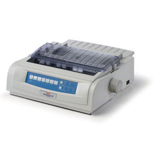  OKI Data Microline 420 Monochrome 9-pin Dot Matrix Printer with 2 Rib Rent Center Only, 570 cps, 240x216dpi, Parallel/USB 